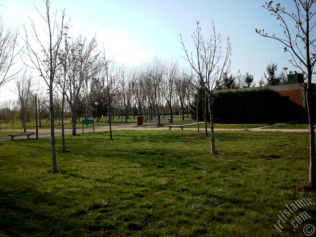 View of Botanical Park in Bursa city of Turkey.
